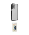 ieg™ Galaxy A23 4G Kılıf Vadi Minimal - Siyah 6D Mat Seramik Hayalet Nano Ekran Koruyucu