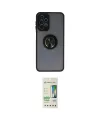 ieg™ Galaxy A23 4G Kılıf Yörünge Çizgi - Siyah 20D Premium Cam Ekran Koruyucu