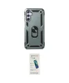 ieg™ Galaxy A24 4G Kılıf Ahenk Klasik Koleksiyonu - Şeffaf Pasifik Cam Ekran Koruyucu