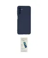 ieg™ Galaxy A24 4G Kılıf Ahenk Serisi - Şeffaf Pasifik Cam Ekran Koruyucu