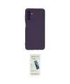 ieg™ Galaxy A24 4G Kılıf Ahenk Serisi - Şeffaf Pasifik Cam Ekran Koruyucu