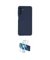 ieg™ Galaxy A24 4G Kılıf Ahenk Serisi - Siyah 3D Antistatik Cam Ekran Koruyucu