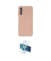 ieg™ Galaxy A24 4G Kılıf Ahenk Serisi - Siyah 3D Antistatik Cam Ekran Koruyucu