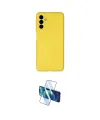 ieg™ Galaxy A24 4G Kılıf Ahenk Serisi - Siyah 3D Antistatik Cam Ekran Koruyucu