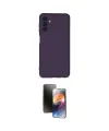 ieg™ Galaxy A24 4G Kılıf Ahenk Serisi - Siyah 3D Antistatik Mat Seramik Nano Ekran Koruyucu
