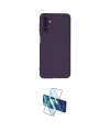 ieg™ Galaxy A24 4G Kılıf Ahenk Serisi - Siyah 3D Antistatik Seramik Nano Ekran Koruyucu