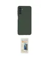 ieg™ Galaxy A24 4G Kılıf Ahenk Serisi - Siyah 6D Mat Seramik Hayalet Nano Ekran Koruyucu