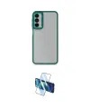 ieg™ Galaxy A24 4G Kılıf Eksen Doku Prime - Siyah 3D Antistatik Seramik Nano Ekran Koruyucu