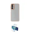ieg™ Galaxy A24 4G Kılıf Eksen Doku Prime - Siyah 3D Antistatik Seramik Nano Ekran Koruyucu