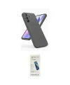 ieg™ Galaxy A24 4G Kılıf Kozmos Yansıma Özel Seri - Şeffaf Pasifik Cam Ekran Koruyucu