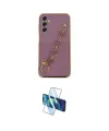 ieg™ Galaxy A24 4G Kılıf Nova Işık Prime - Siyah 3D Antistatik Cam Ekran Koruyucu
