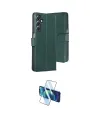 ieg™ Galaxy A24 4G Kılıf Siluet Işık Serisi - Siyah 3D Antistatik Cam Ekran Koruyucu