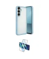 ieg™ Galaxy A24 4G Kılıf Vadi Minimal - Siyah 3D Antistatik Cam Ekran Koruyucu