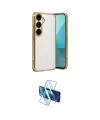ieg™ Galaxy A24 4G Kılıf Vadi Minimal - Siyah 3D Antistatik Cam Ekran Koruyucu