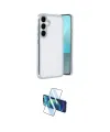 ieg™ Galaxy A24 4G Kılıf Vadi Minimal - Siyah 3D Antistatik Cam Ekran Koruyucu