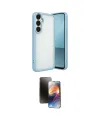 ieg™ Galaxy A24 4G Kılıf Vadi Minimal - Siyah 3D Antistatik Mat Seramik Nano Ekran Koruyucu