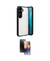 ieg™ Galaxy A24 4G Kılıf Vadi Minimal - Siyah 3D Antistatik Mat Seramik Nano Ekran Koruyucu