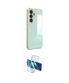 ieg™ Galaxy A24 4G Kılıf Yankı Serisi - Siyah 3D Antistatik Cam Ekran Koruyucu