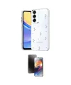 ieg™ Galaxy A24 4G Kılıf Yörünge Form - Siyah 3D Antistatik Mat Seramik Nano Ekran Koruyucu