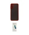 ieg™ Galaxy A25 5G Kılıf Ahenk Çizgi Serisi - Şeffaf Pasifik Cam Ekran Koruyucu