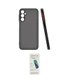 ieg™ Galaxy A25 5G Kılıf Ahenk Çizgi Serisi - Şeffaf Pasifik Cam Ekran Koruyucu