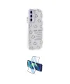 ieg™ Galaxy A25 5G Kılıf Ahenk Modern Serisi - Siyah 3D Antistatik Cam Ekran Koruyucu