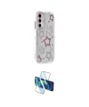 ieg™ Galaxy A25 5G Kılıf Ahenk Modern Serisi - Siyah 3D Antistatik Cam Ekran Koruyucu