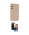 ieg™ Galaxy A25 5G Kılıf Ahenk Serisi - Siyah 3D Antistatik Mat Seramik Nano Ekran Koruyucu