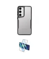 ieg™ Galaxy A25 5G Kılıf Akış Çizgi Koleksiyonu - Siyah 3D Antistatik Cam Ekran Koruyucu