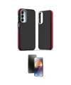 ieg™ Galaxy A25 5G Kılıf Eksen Işık - Siyah 3D Antistatik Mat Seramik Nano Ekran Koruyucu
