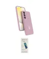ieg™ Galaxy A25 5G Kılıf İz Işık Koleksiyonu - Şeffaf Pasifik Cam Ekran Koruyucu