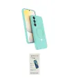 ieg™ Galaxy A25 5G Kılıf İz Işık Koleksiyonu - Şeffaf Pasifik Cam Ekran Koruyucu