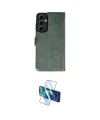 ieg™ Galaxy A25 5G Kılıf Siluet Işık Serisi - Siyah 3D Antistatik Cam Ekran Koruyucu