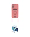 ieg™ Galaxy A25 5G Kılıf Vadi Form Prime - Siyah 3D Antistatik Cam Ekran Koruyucu