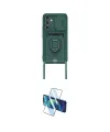 ieg™ Galaxy A25 5G Kılıf Vadi Form Prime - Siyah 3D Antistatik Cam Ekran Koruyucu