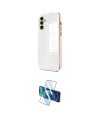 ieg™ Galaxy A25 5G Kılıf Yankı Serisi - Siyah 3D Antistatik Cam Ekran Koruyucu