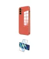 ieg™ Galaxy A25 5G Kılıf Yankı Serisi - Siyah 3D Antistatik Cam Ekran Koruyucu