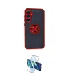 ieg™ Galaxy A25 5G Kılıf Yörünge Çizgi - Siyah 3D Antistatik Seramik Nano Ekran Koruyucu