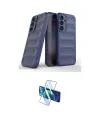 ieg™ Galaxy A26 Kılıf Atlas Koleksiyonu - Siyah 3D Antistatik Cam Ekran Koruyucu