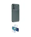 ieg™ Galaxy A26 Kılıf Eksen Form Prime - Siyah 3D Antistatik Cam Ekran Koruyucu