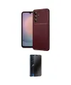 ieg™ Galaxy A26 Kılıf Eksen Form Prime - Siyah 3D Antistatik Hayalet Cam Ekran Koruyucu