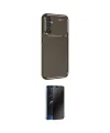 ieg™ Galaxy A26 Kılıf Eksen Form Prime - Siyah 3D Antistatik Hayalet Cam Ekran Koruyucu