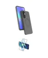 ieg™ Galaxy A26 Kılıf İz Işık Koleksiyonu - Siyah 3D Antistatik Cam Ekran Koruyucu