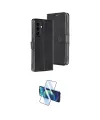 ieg™ Galaxy A26 Kılıf Siluet Işık Serisi - Siyah 3D Antistatik Cam Ekran Koruyucu