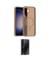 ieg™ Galaxy A26 Kılıf Siluet Minimal Prime - Siyah 3D Antistatik Hayalet Cam Ekran Koruyucu