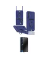 ieg™ Galaxy A26 Kılıf Vadi Form Prime - Siyah 3D Antistatik Hayalet Cam Ekran Koruyucu