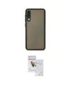 ieg™ Galaxy A30S Kılıf Ahenk Çizgi Serisi - Siyah Seramik Nano Ekran Koruyucu