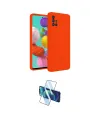 ieg™ Galaxy A31 Kılıf Ahenk Serisi - Siyah 3D Antistatik Cam Ekran Koruyucu
