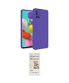 ieg™ Galaxy A31 Kılıf Ahenk Serisi - Siyah Mat Seramik Nano Ekran Koruyucu