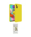 ieg™ Galaxy A31 Kılıf Ahenk Serisi - Siyah Mat Seramik Nano Ekran Koruyucu